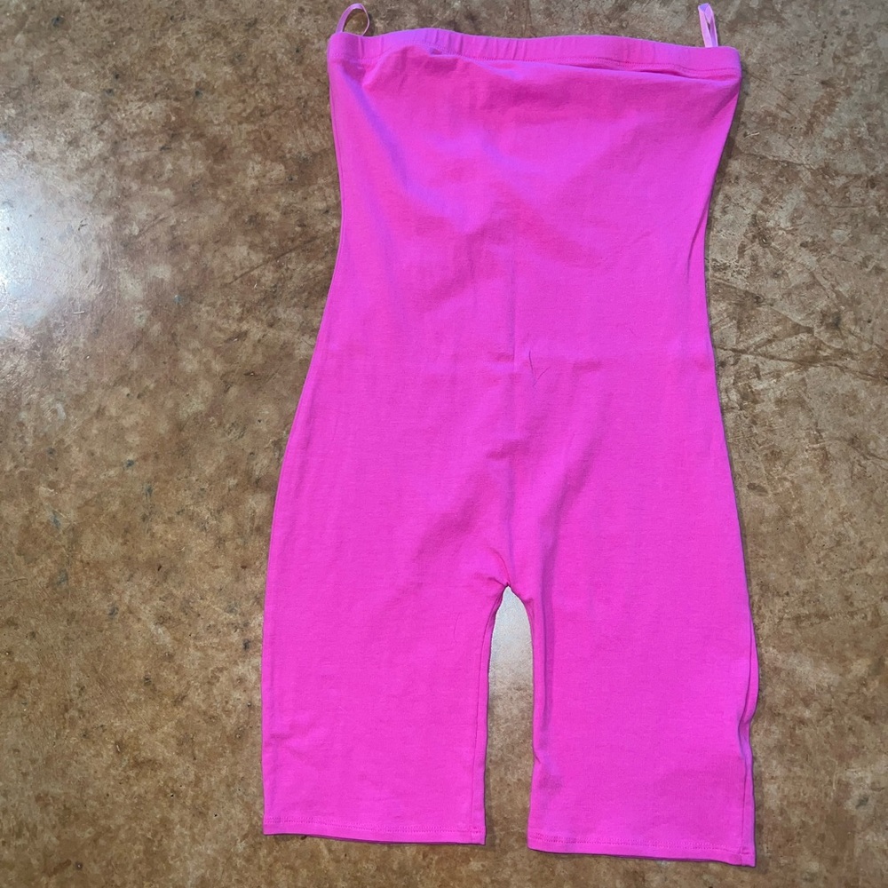 Love J Hot Pink  Romper